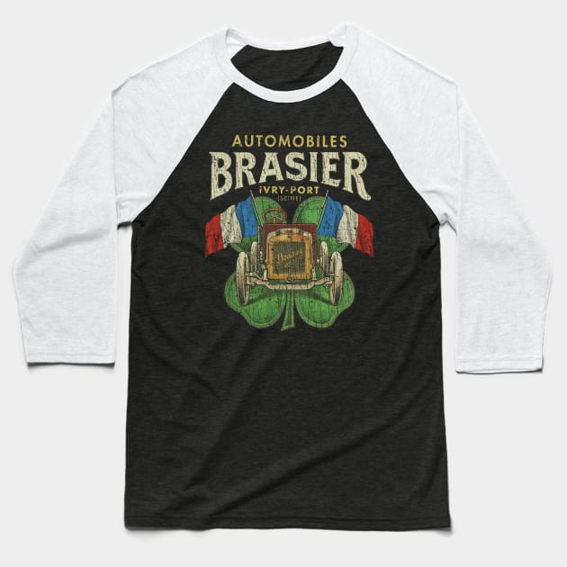 Automobiles Brasier 1905 Baseball T-Shirt by JCD666